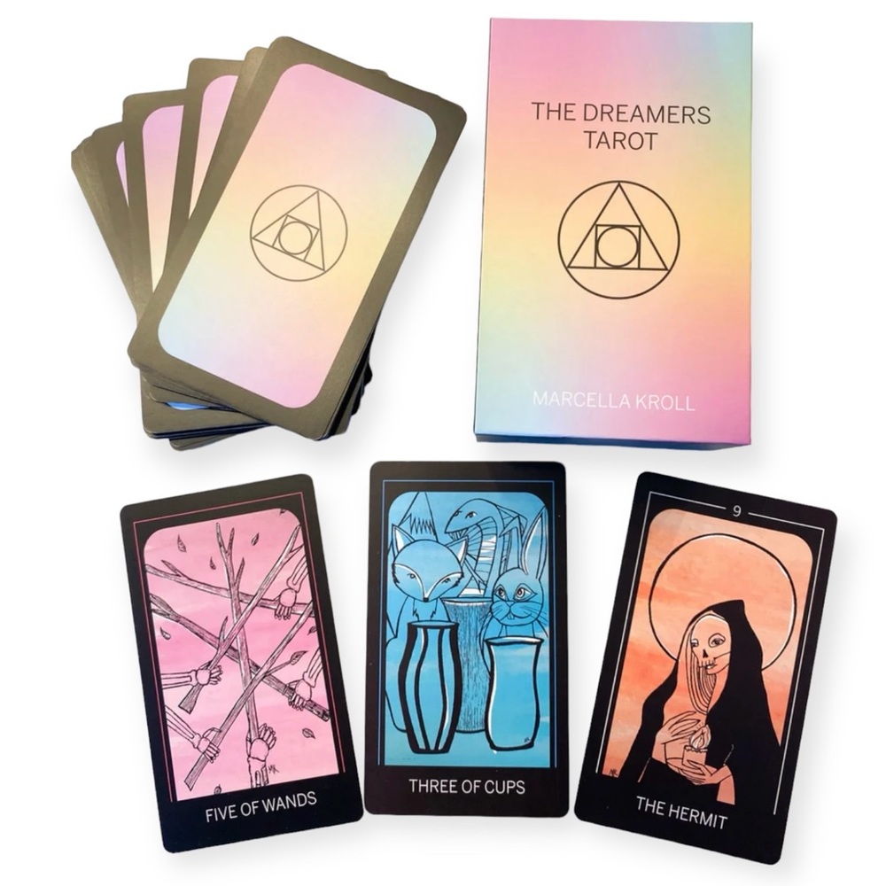 The Dreamers Tarot Deck by Marcella Kroll with Guidebook, 1st Edition, EX‎ Cond